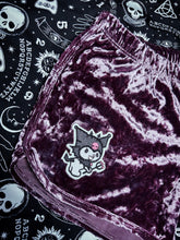 Load image into Gallery viewer, Kuromi Velvet BOO-ty Shorts