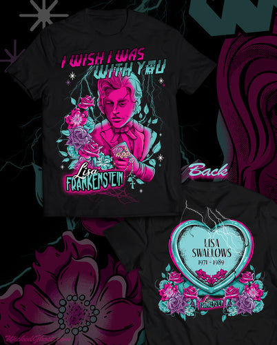I Wish I Was With You🪦 T-Shirt (Front & Back)