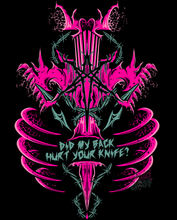 Load image into Gallery viewer, Bullet/knife T-shirt (Front &amp; Back)