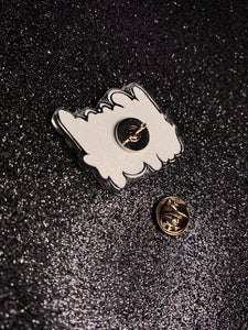 Wicked Ghost Acrylic pin