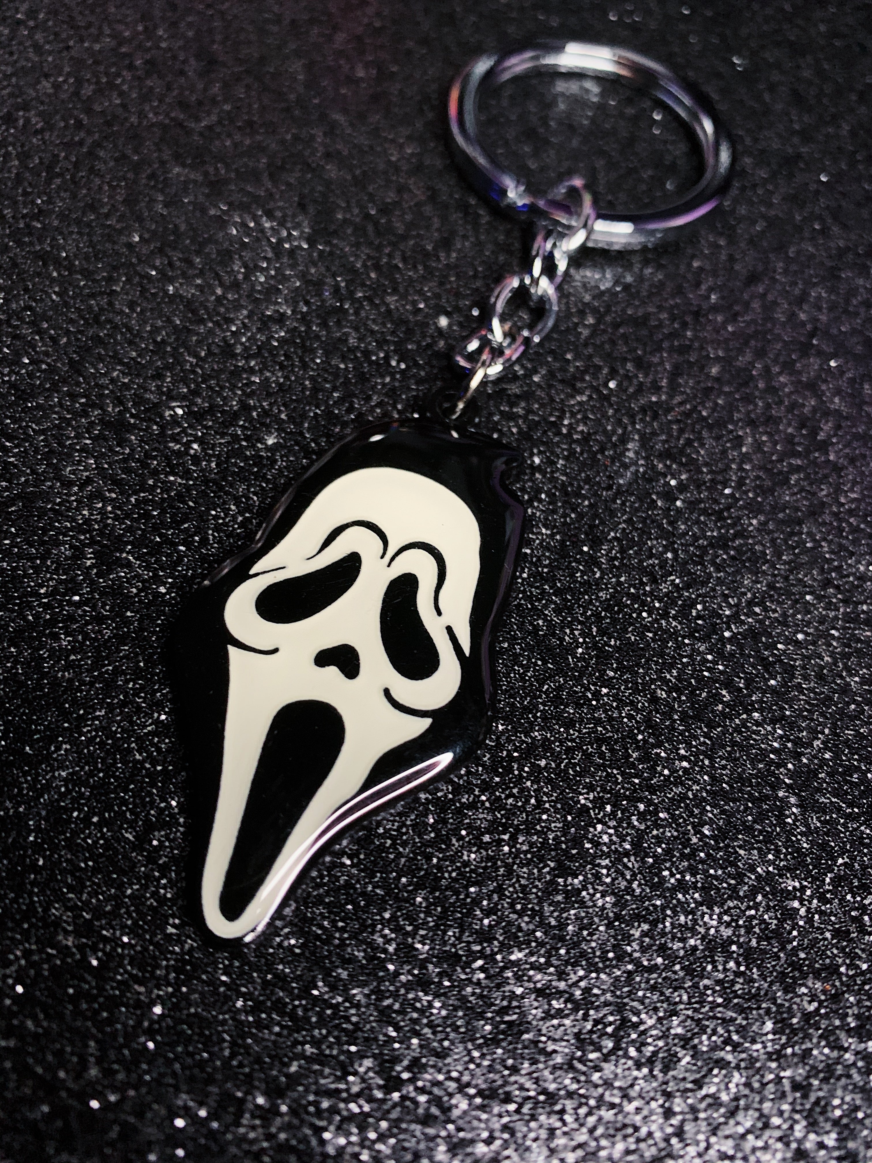 Ghostface keychain best sale