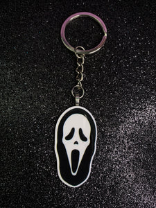 Ghostface Head Keychain