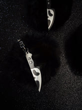 Load image into Gallery viewer, Ghost Knife Pom Pom Keychain