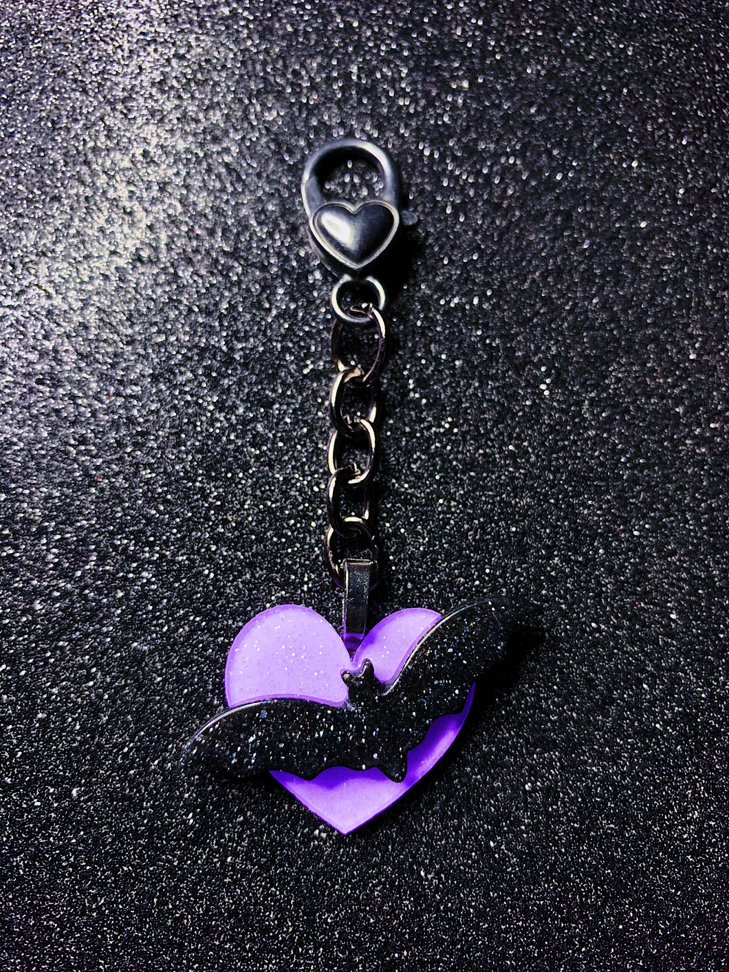Bat Heart Keychain