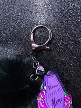 Load image into Gallery viewer, Please Leave Me Alone Pom Pom Keychain