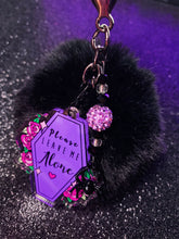 Load image into Gallery viewer, Please Leave Me Alone Pom Pom Keychain