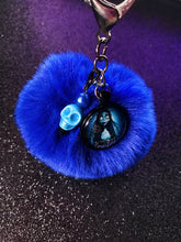 Load image into Gallery viewer, Corpse Bride Pom Pom Keychain