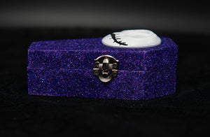 The Pumpkin King Glitter Coffin (Purple)