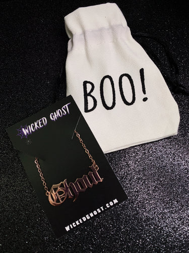 Ghoul/Ghost/Witch necklace