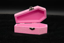 Load image into Gallery viewer, Surprise Sidney! Glitter Coffin (Pink)